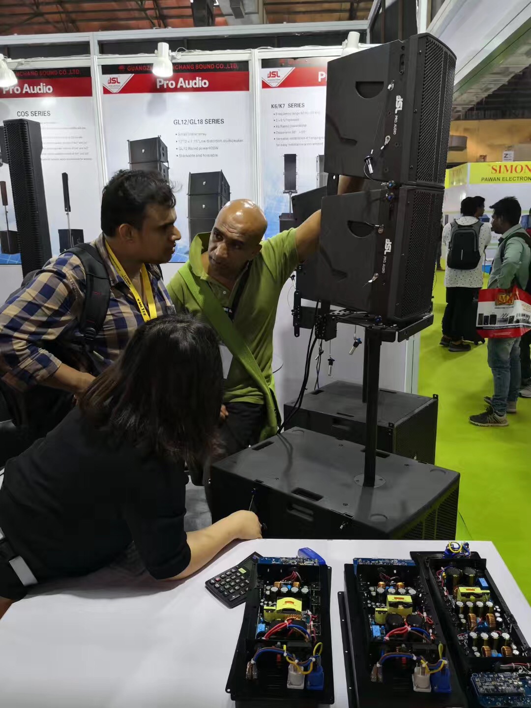 JSL茄子短视频污音响出席印度孟买PALM Expo India 2019